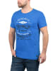 BLEND Rundhalsshirt in blau