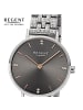 Regent Analog-Armbanduhr Regent Metallarmband silber klein (ca. 28mm)