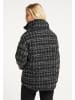 DreiMaster Vintage Winterjacke in Schwarz Weiss