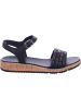 Tamaris Keilsandalette in schwarz