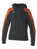 erima Damen Kapuzensweat in schwarz/orange