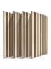 relaxdays 4 x Akustikpaneele in Hellbraun - (B)60 x (H)120 cm