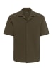 Matinique Kurzarmhemd MAklampo Gerade Passform in Light Army