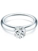 Trilani Ring Sterling Silber Zirkonia in silber