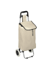 Einkaufstrolley in Beige