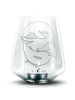 Mr. & Mrs. Panda Gravur Teelicht Walfisch Thunfisch ohne Spruch in Transparent