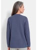 GOLDNER Feinstrickjacke mit Schurwolle in rauchblau