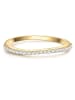 Glanzstücke München Ring aus Sterling Silber mit Zirkonia in gelbgold