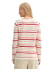 Tom Tailor Pullover in peachy knit stripe design
