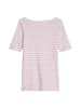 Marc O'Polo Gestreiftes T-Shirt slim in Light Purple
