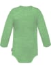 Normani Outdoor Sports 3er Pack Baby Merino Langarm Wickelbody in Blau/Rosa/Grün
