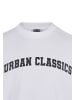 Urban Classics Urban Classics UC College Logo Tall Tee in white