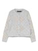 Vero Moda Strickjacke in Light Grey Melange