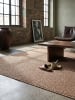 KADIMA DESIGN Flachwebteppich Uni flachgewebt pflegeleicht Wohnzimmer Flur Esszimmer in Natur