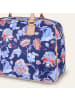 Oilily Sits Aelia Carine Schultertasche 42 cm in Blue Print