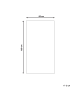 Beliani Outdoorteppich BALASORE in Beige/Weiß - (W) 80 x (L) 150 cm