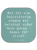 Mr. & Mrs. Panda Tischschoner Spruch Babysitter Dank mit Spruch in Meeresbrise