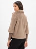 Zero  Jacke aus Kunstfell in taupe - 0002