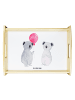 Mr. & Mrs. Panda Servierbrett Koala Luftballon ohne Spruch in Weiß