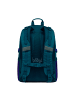 BAAGL 3-tlg. Set: Schulrucksack Core in Violett Logo Blau