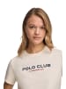 Polo Club T-Shirt in Ecru