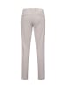 ALBERTO Stoffhose ROB Linen Stripe slim fit in kitt grau - 0001