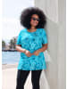 Ulla Popken Longshirt in tiefes aqua