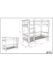 58 aufm Kessel ETAGENBETT Kelci 2x90x200 mit Bettschublade Leiter Buche massiv natur