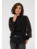 Kaffe Hemd langarm KAleonora Regular fit in Black Deep