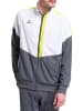 erima Squad Worker Jacke in weiss/slate grey/bio lime