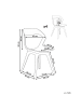 Beliani 4er-Set Esszimmerstuhl LACHANIA in Beige
