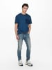 Only&Sons Slim Fit Jeans Destroyed Denim Stretch Pants ONSLOOM in Blau