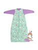 Schlummersack Babyschlafsack, 2.5 TOG in Mint-Lila
