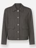 Heine Jackenblazer in taupe-schwarz Nadelstreifen