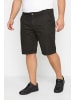Men Plus Bermuda in schwarz