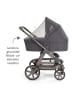 Zamboo 3-teiliges Sommer- & Schutzset für Kinderwagen in grau,schwarz