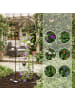 relaxdays 2 x Rankgitter "Schmetterling" in Schwarz - (B)50 x (H)180 cm