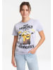 Logoshirt T-Shirt Minions in grau-meliert