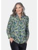 GOLDNER Kurzgröße:  Hemdbluse mit Druck in bunt / gemustert