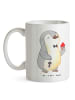Mr. & Mrs. Panda Kaffeetasse Immobilienkaufmann Herz ohne Spruch in Weiß