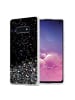 cadorabo Hülle für Samsung Galaxy S10e Glitter in Schwarz mit Glitter