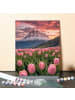 ARTNANAS DIY Malen nach Zahlen Set-"Tulpen vor dem Berg" 