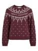 Vila Weihnachtspullover in Fig