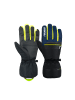 Reusch Fingerhandschuh Snow King in 7800 blck/dress blu/saf yellow