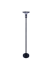 näve LED Solarleuchte "NORA" in schwarz - (L)21 cm x (B)25 cm x (H)139 cm