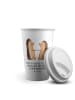 Mr. & Mrs. Panda To Go Becher Igel Liebe mit Spruch in Weiß