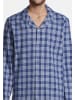Seidensticker Schlafanzug Flanell in Long island blue