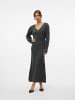 Vero Moda Strickkleid in Dark Grey Melange