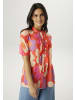 Aniston SELECTED Chiffonbluse in orange-flieder-beige-apricot-rosa