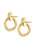 Elli Ohrringe 925 Sterling Silber Kreis in Gold